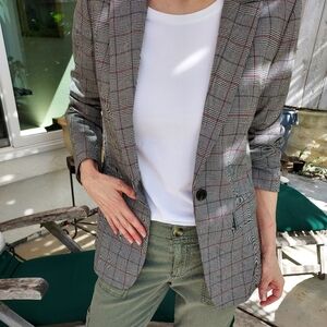 H&M Plaid Blazer